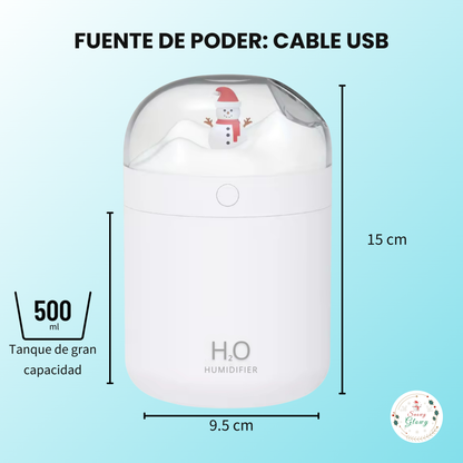 Snowy Glowy™ Humidificador y Lámpara