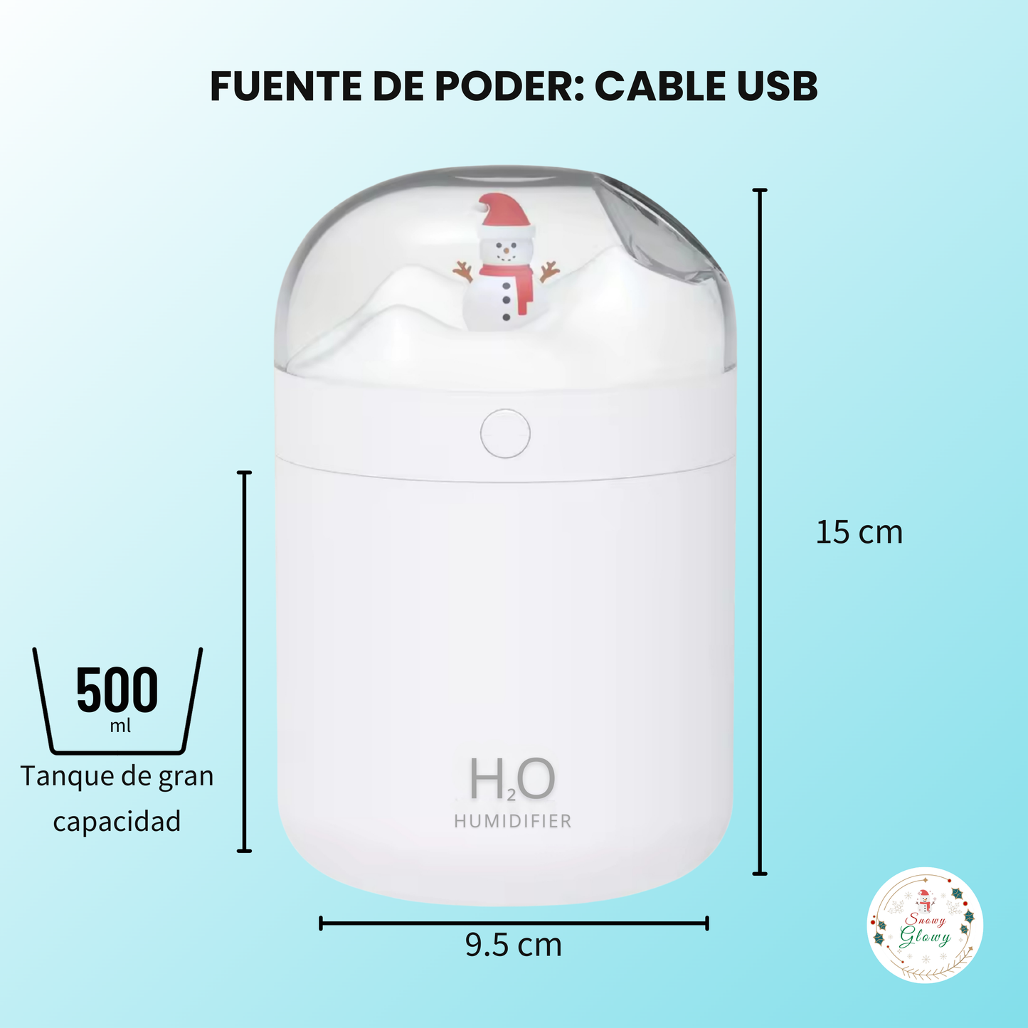 Humidificador y Lámpara Navideño
