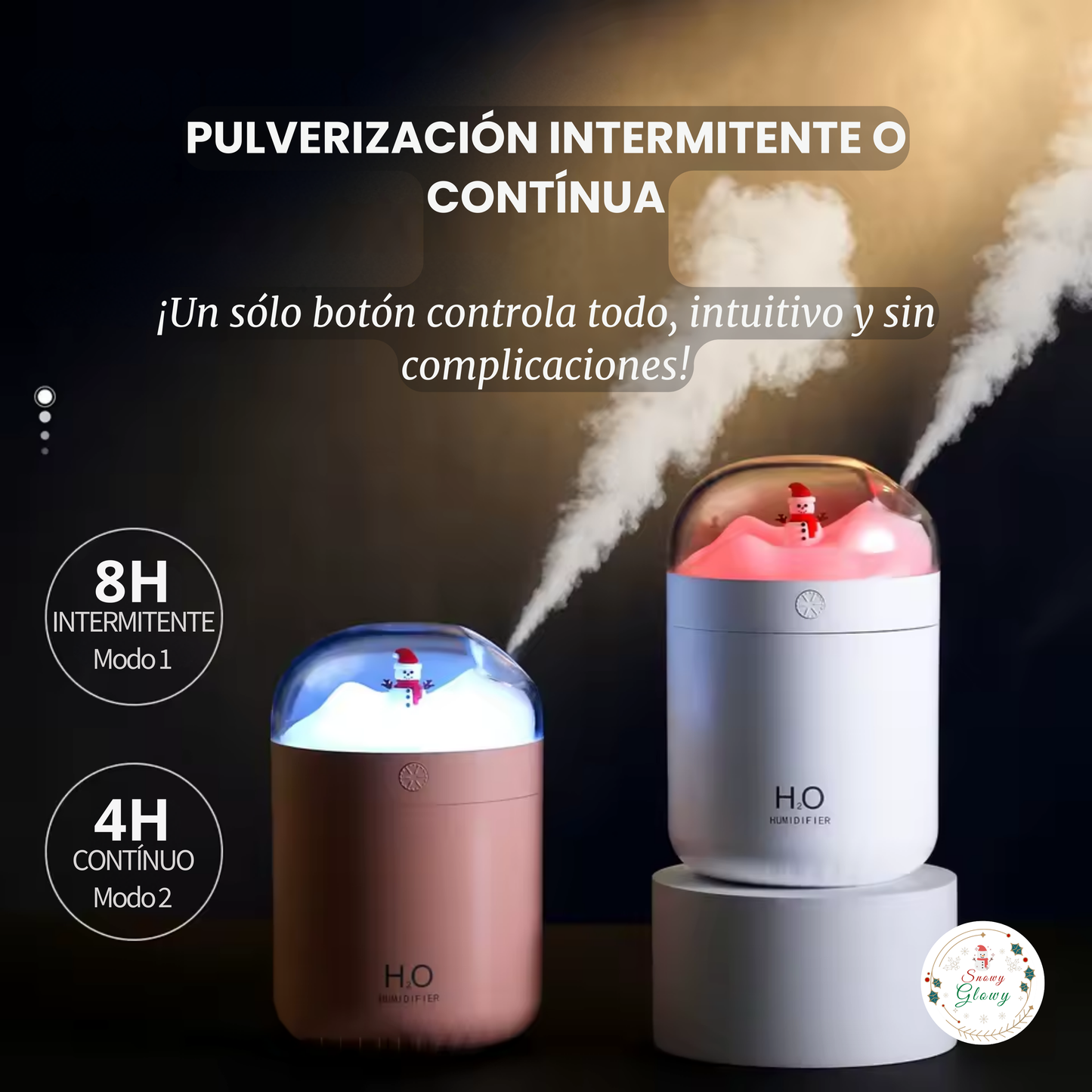 Humidificador y Lámpara Navideño