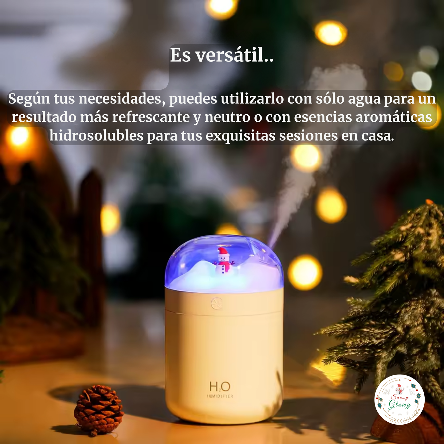 Humidificador y Lámpara Navideño